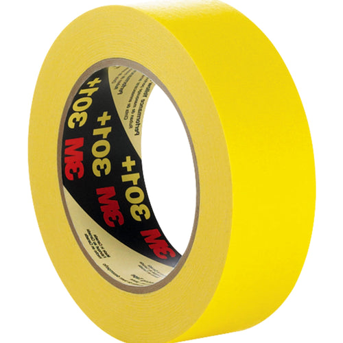 1.5 in x 60 yd 6.3 Mil Yellow 3M 301+ Masking Tape 24/Case T936301