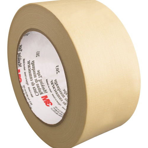 2 in x 60 yd 4.7 Mil Crepe Paper 3M 203 Masking Tape 24/Case T937203