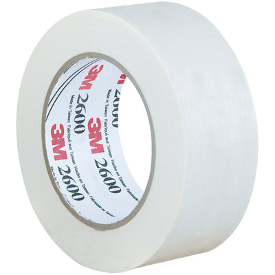3M 2600 masking tape delivers economical, reliable sealing and bundling for packing lines and light-duty applications. This 2" x 60 yds crepe paper tape features easy unwind and tear-off performance with a writable surface for quick labeling. Case of 24 rolls optimizes inventory and reduces reorder frequency.