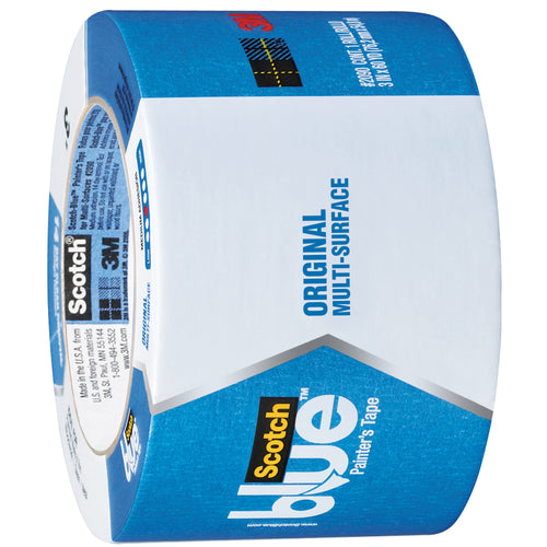 ScotchBlue Original masking tape removes cleanly without residue for up to 14 days or 7 days UV exposure. Each 3