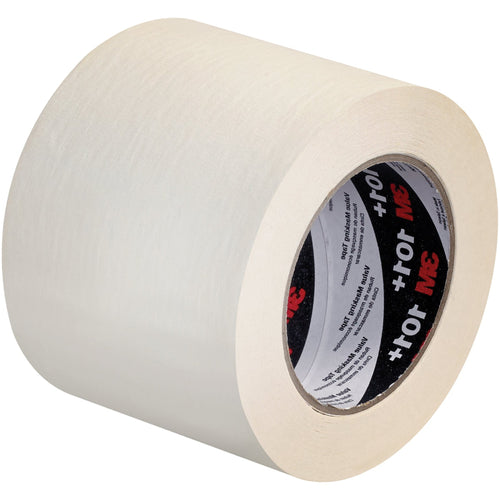 4 in x 60 yd 5.1 Mil Crepe Paper 3M 101+ Value Masking Tape 8/Case T939101