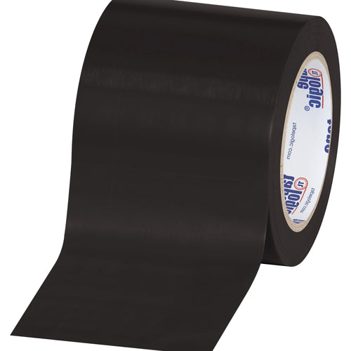 4 in x 36 yd 6.0 Mil Black Heavy-Duty Vinyl Safety Tape 3-Pack T94363PKBL