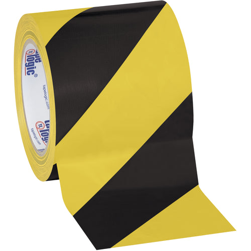 Packing line supervisors depend on this 7.0 mil vinyl safety tape for durable, high-contrast hazard marking on every case. Each 4