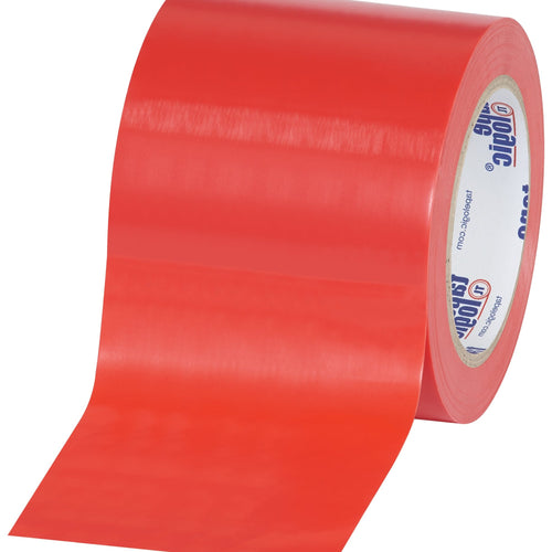 4 in x 36 yd 6.0 Mil Red Vinyl Safety Tape 3/Case T94363PKR