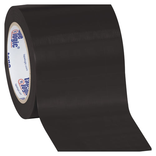 4 in x 36 yd 6.0 Mil Black Vinyl Safety Tape 12/Case T9436BL