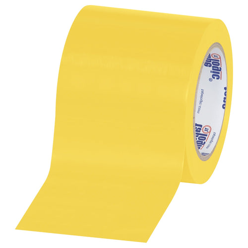 4 in x 36 yd 6.0 Mil Yellow Vinyl Safety Tape 12/Case T9436Y