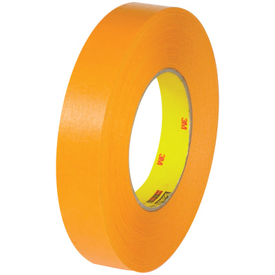 High-adhesion 3M 2525 flatback tape delivers reliable case sealing and splicing on packing lines with 300°F temperature resistance and 9.5 mil backing strength. Orange 3/4" x 60 yard rolls ship in cases of 48–the standard choice for production supervisors who demand consistency and durability. Moisture-resistant rubber adhesive ensures secure core compatibility and dispenser performance.