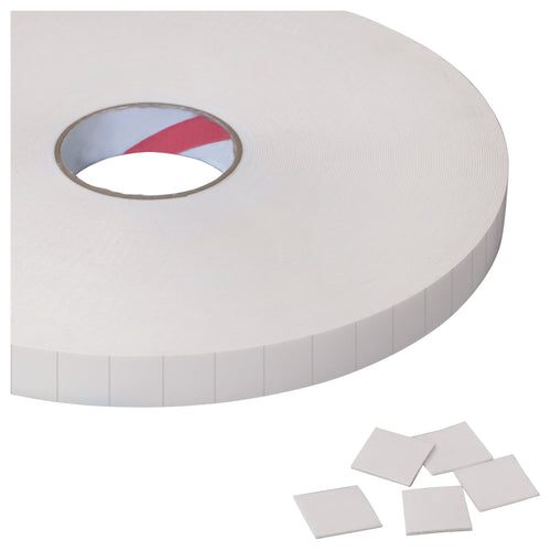 1/2 in 1/2 Double-Sided Foam Squares 1296-Pack T95212