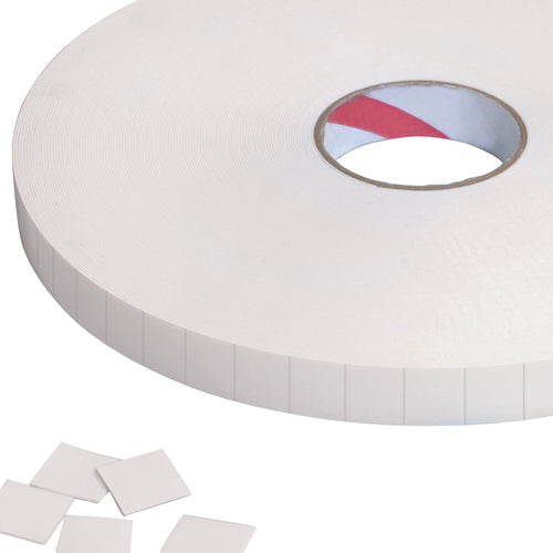 1x1 Removable Double-Sided Foam Squares 648/Roll T95220