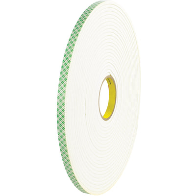 Premium 1/4" open cell polyurethane foam tape with high-bond acrylic adhesive for precision goods shipping. Seals irregular surfaces, distributes stress, and cushions fragile items during transit. Single 1/2" x 18 yard roll–versatile for mounting, gap-filling, and vibration dampening.
