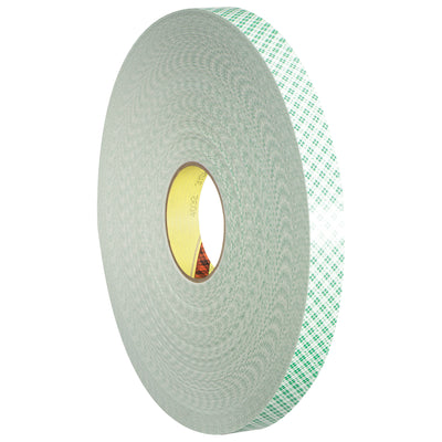 Protect precision goods with 3M 4032 premium double sided foam tape–1/32" open cell polyurethane foam engineered for irregular surfaces, vibration dampening, and impact resistance. Case includes 18 rolls of 1/2" × 72 yds each. High shear strength acrylic adhesive bonds instantly and holds under stress.