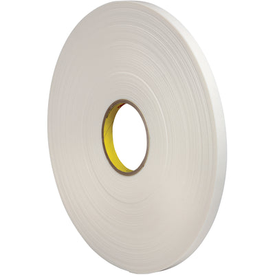 Precision shippers protect fragile goods with 3M 4462 double sided polyethylene foam tape–1/32" closed cell PE with aggressive rubber adhesive that cushions impact, dampens vibration, and seals irregular surfaces. At 1/2" x 72 yards per roll, this general-grade mounting tape bonds securely to plastics, foam, and difficult substrates. Sold as a case of 18 rolls for maximum value and inventory control.