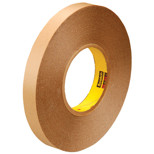 3M 9425 removable double-sided film tape delivers permanent bonding on the face side with easy-removal repositionable adhesive on the back, eliminating adhesive residue on foils and films. This 5.8 mil PVC tape features a 3