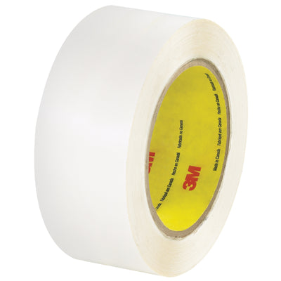 Industrial-grade 2" x 36 yds double sided film tape with permanent, high-tack adhesive on both sides–engineered for packing lines that demand aggressive bonding without repositioning. This case of 6 rolls features 4.0 mil polyester film and 3" cores for reliable dispenser compatibility and continuous production runs.