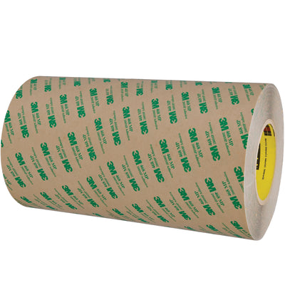 Industrial-strength adhesive transfer tape engineered for packing line supervisors sealing cases with uneven or textured surfaces. 3M 468MP delivers firm acrylic adhesion in 5.0 mil thickness across 12" x 60 yds per roll. Case of 4 hand rolls ready to dispense.