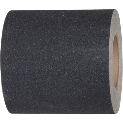 Reduce workplace slip accidents with this professional-grade 12" x 60' black anti-slip tape featuring an 80 grit sandpaper tactile surface and aggressive adhesive backing. The 28 mil thickness provides durable traction in temperatures from -20¬∞F to 150¬∞F, ideal for high-traffic packing areas and equipment platforms. One roll per case‚easy to apply to clean, dry surfaces for immediate safety results.