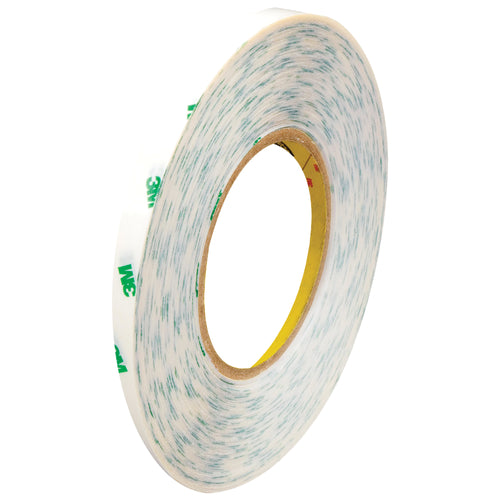 Packrift's 3M 9085 adhesive transfer tape hand rolls deliver ultra-high temperature performance for demanding packing line applications. This 5.0 mil, double-coated pressure-sensitive tape resists heat and solvents in hot equipment labeling and case sealing. Order the 6-pack case (1/4