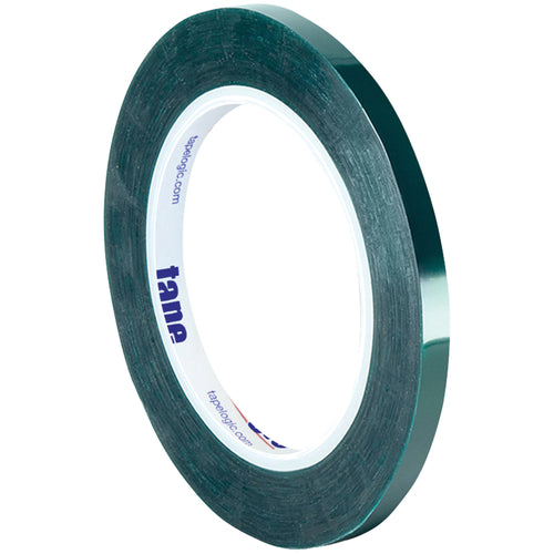 High-temperature green PET tape engineered for powder coating and masking applications up to 400¬∞F. Each case includes 2 rolls of 1/2