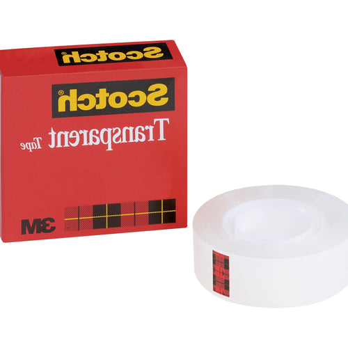 1/2 in x 72 yd 2.3 Mil 600 Transparent Tape 12-Pack T96360012PK