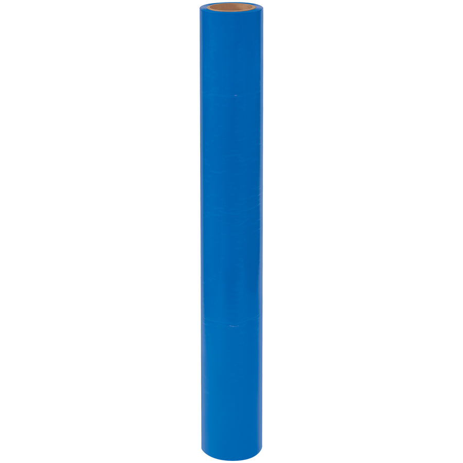Industrial-grade 36" x 200' hard surface protection tape engineered for packing lines and facility maintenance. Translucent blue polyolefin film with acrylic adhesive removes cleanly without residue–perfect for countertops, floors, and equipment during painting or assembly. One case includes full 200' roll.