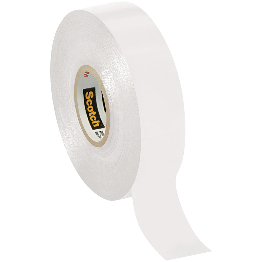 Packrift's 3/4" x 66' white vinyl electrical tape delivers reliable 600V insulation and color-coded circuit identification for packing lines and electrical systems. Pressure-sensitive rubber-resin adhesive with 7 mil PVC backing resists flame, UV, abrasion, moisture, and solvents. Sold as case of 10 rolls‚stock what your line needs.