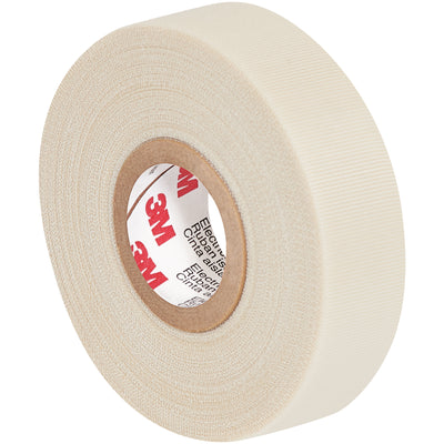 Trusted by packing line supervisors for high-temperature wire insulation and splicing. This 3/4" x 66' white glass cloth electrical tape features a thermosetting silicone adhesive that bonds stronger as heat increases–perfect for furnace controls, motor leads, and switches up to 392°F. 7mil thickness, flame-resistant, and rated for up to 3,000V.