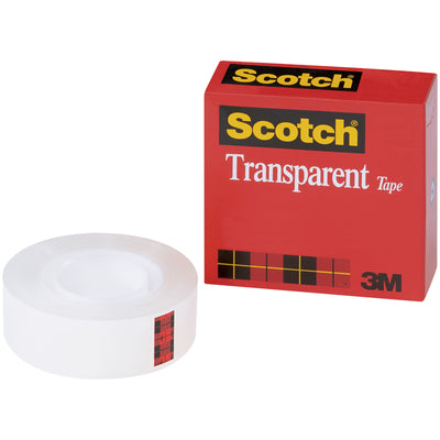 Scotch® Transparent Tape 600 delivers reliable case sealing and carton closure with acrylic adhesive that resists yellowing and splitting. Each case includes 12 rolls of 3/4" x 72 yards (2.3 mil) transparent tape designed for high-speed packing lines. Easy to apply, compatible with standard dispensers, and engineered to stay clear and perform under production conditions.
