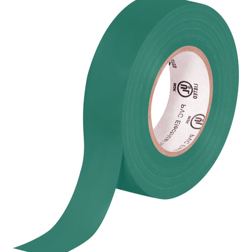 3/4 in x 20 yd 7.0 Mil Green Vinyl Electrical Tape 10-Pack T96461810PKG