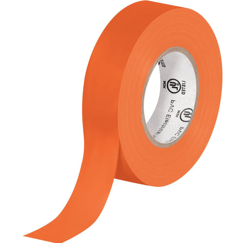 3/4 in x 20 yd 7.0 Mil Orange Vinyl Electrical Tape 200/Case T964618A