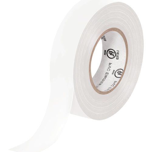 3/4 in x 20 yd White UL Listed Vinyl Electrical Tape 200/Case T964618W