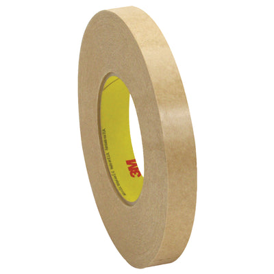 High-performance 3M 9498 adhesive transfer tape hand rolls deliver superior wet grab and flying splice characteristics for packing line speeds exceeding 2,000 FPM. This 3/4" x 120 yds double-coated transfer tape features acrylic adhesive on densified kraft paper liner for excellent UV resistance and adhesion to high and low surface energy plastics. Order by the case of 48 rolls and streamline your case sealing operations.
