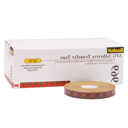 3/4 in x 18 yd 5 Mil High-Tack 3M 969 Adhesive Transfer Tape 48/Case T964969