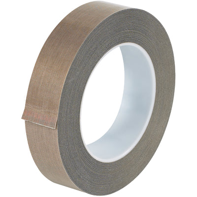 Protect your heat sealing equipment and eliminate costly downtime with this 1" x 18 yds PTFE glass cloth tape. The 3 mil non-stick surface prevents adhesive buildup on hot wire contacts and heat sealing dies, reducing cleanup time between production runs. One roll per case–ready to deploy on your packing line today.
