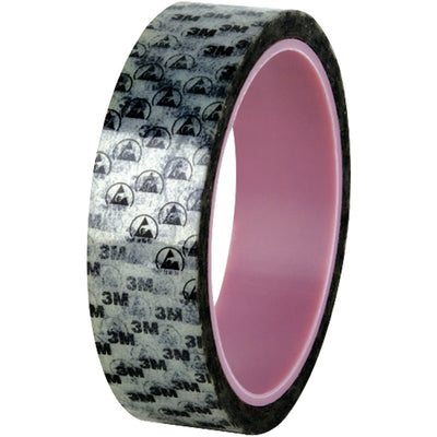 Protect sensitive electronics from static discharge with 3M 40PR anti-static printed tape. This 1" x 72 yards roll features pre-printed ESD warning symbols and polyester film construction with acrylic adhesive for reliable case sealing on your packing line. Ships as single pack.