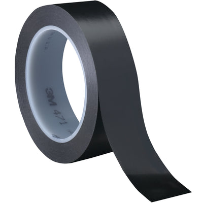 Industrial-grade 3M Vinyl Tape 471 delivers premium 5.2 mil durability for high-speed packing lines and case sealing. Each roll measures 1" x 36 yards with instant-grab rubber adhesive that eliminates setup downtime. Case of 3 rolls‚buy what production supervisors trust for consistent, reliable tape performance.