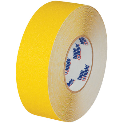 Prevent workplace accidents with Tape Logic 1" x 60' yellow anti-slip tape featuring a 60 grit, extra coarse sandpaper surface and heavy-duty adhesive. Rated for -20¬∞F to 150¬∞F, this non-slip floor tape grips sealed concrete, painted metals, and wood surfaces instantly. Sold as 1 case‚the ideal slip resistant solution for packing lines and industrial facilities handling slippery fluids.