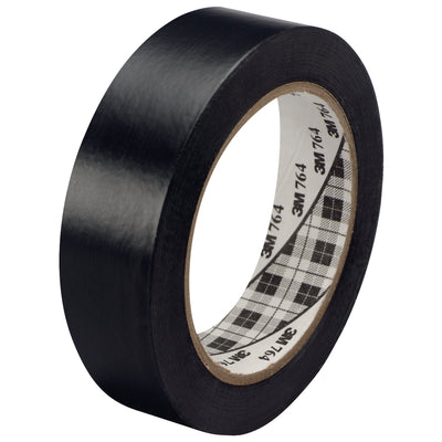 3M General Purpose Vinyl Tape 764 delivers fast, reliable sealing for high-speed packing lines. The 5.0 mil black vinyl backing resists abrasion, moisture, and chemicals while the rubber adhesive bonds instantly on contact‚no dripping or cleanup required. Sold as a case of 36 rolls (1" x 36 yds each).