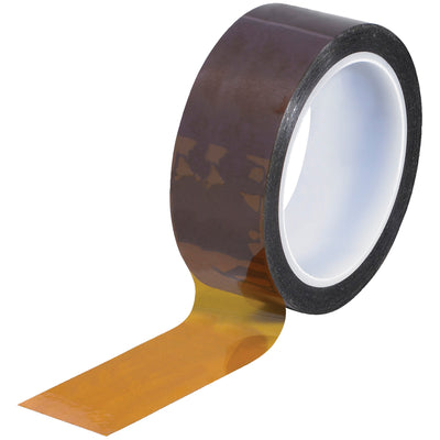 High-performance Kapton® tape engineered for packing lines requiring extreme temperature resistance up to 500°F. This 1.5" x 36 yard roll features 1 mil polyimide film with silicone adhesive that leaves zero residue–ideal for sealing cases with heat-sensitive or high-temperature contents. Designed for supervisors who demand reliability in automotive, semiconductor, and industrial coating applications.
