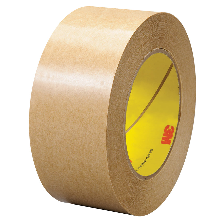 Industrial-grade 3M 465 adhesive transfer tape delivers instant adhesion and reliable shear holding power for high-speed packing lines. Each case includes 24 hand rolls (2" x 60 yds.) of 2 mil clear acrylic tape with densified kraft paper liner. 3" core size fits standard dispensers‚ready for immediate case sealing and mounting applications.
