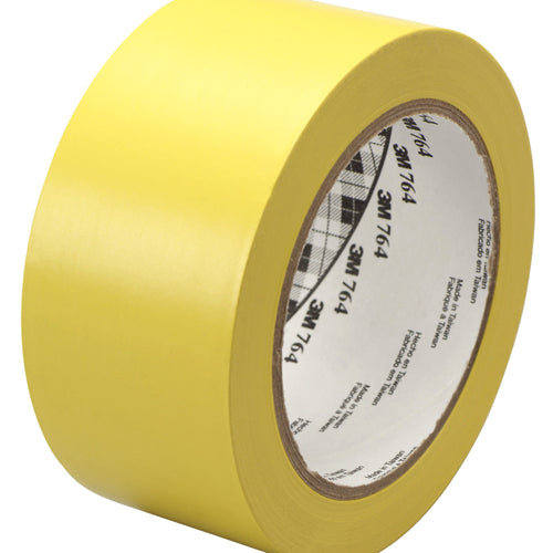 2 in x 36 yd 5.0 Mil Yellow 764 Vinyl Safety Tape 6/Case T967764Y6PK