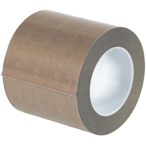Non-stick PTFE glass cloth tape designed to protect your heat sealing equipment and eliminate costly clean-up time. This 4