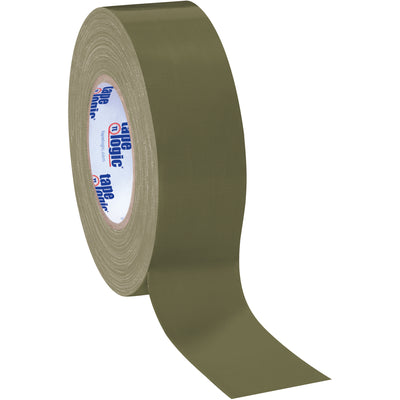 Heavy-duty 10 mil duct tape engineered for packing lines and facility maintenance. This 2" x 60 yard olive green tape offers superior moisture and tear resistance for reliable case sealing and duct repairs. Sold as a case of 3 rolls for maximum line efficiency and inventory control.