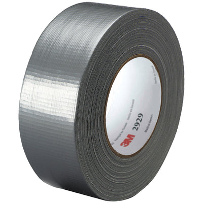 Industrial-grade 3M 2929 silver duct tape delivers reliable adhesion for case sealing and carton closure on your packing line. 6.0 mil thickness with moisture resistance and strong grip on metal, plastic, and cardboard surfaces. Ships as case of 24 rolls (50 yds x 2" per roll).