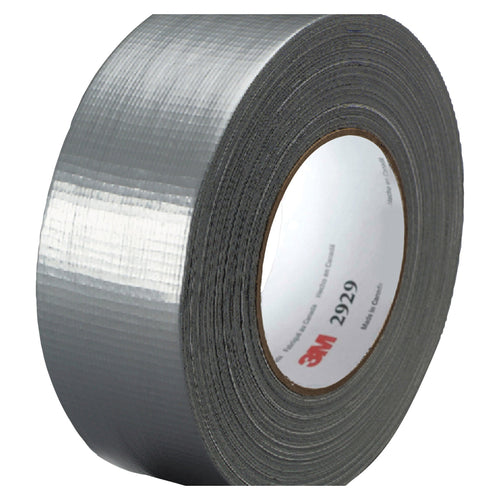 2 in x 50 yd 6 Mil Silver 3M 2929 Duct Tape 3/Case T98729293PK