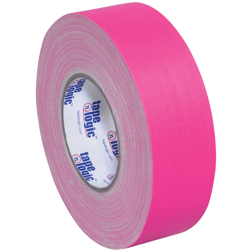 High-visibility fluorescent pink gaffers tape designed for packing lines that demand safe, residue-free securing of wires, cables, and materials. 2