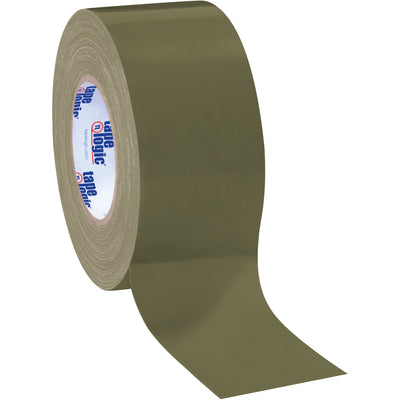 Heavy-duty 10 mil duct tape engineered for industrial packing lines and facility maintenance. This 3" x 60 yds olive green roll delivers superior adhesion and moisture resistance in a convenient case of 16. Ideal for case sealing, duct repairs, HVAC work, and weatherproofing applications.