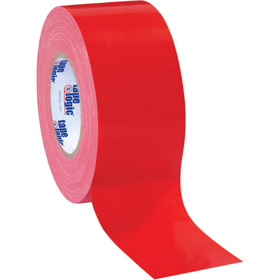 Heavy-duty 10 mil duct tape built for packing line supervisors who need reliable case sealing and moisture protection. Three 60-yard rolls of 3" wide red tape deliver consistent adhesion across your entire shift. Superior tear resistance cuts downtime and reduces tape waste on high-speed dispensers.