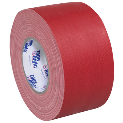 Industrial-grade 11 mil gaffers tape that won't leave residue on carpet, wood, or concrete surfaces. Each case includes 16 rolls of 3" x 60 yard red tape with 36 lb tensile strength for reliable wire securing and case sealing on production lines.
