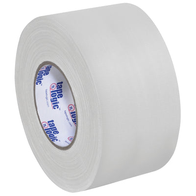Tape Logic 11 mil white gaffers tape delivers 36 lb tensile strength without residue–ideal for securing cables, sealing cases, and bundling on packing lines. 3" x 60 yds rolls, sold as a case of 16 for uninterrupted production.