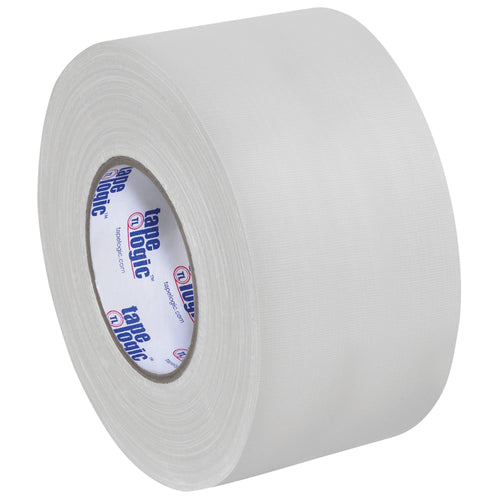 Tape Logic 11 mil white gaffers tape delivers 36 lb tensile strength without residue–ideal for securing cables, sealing cases, and bundling on packing lines. 3